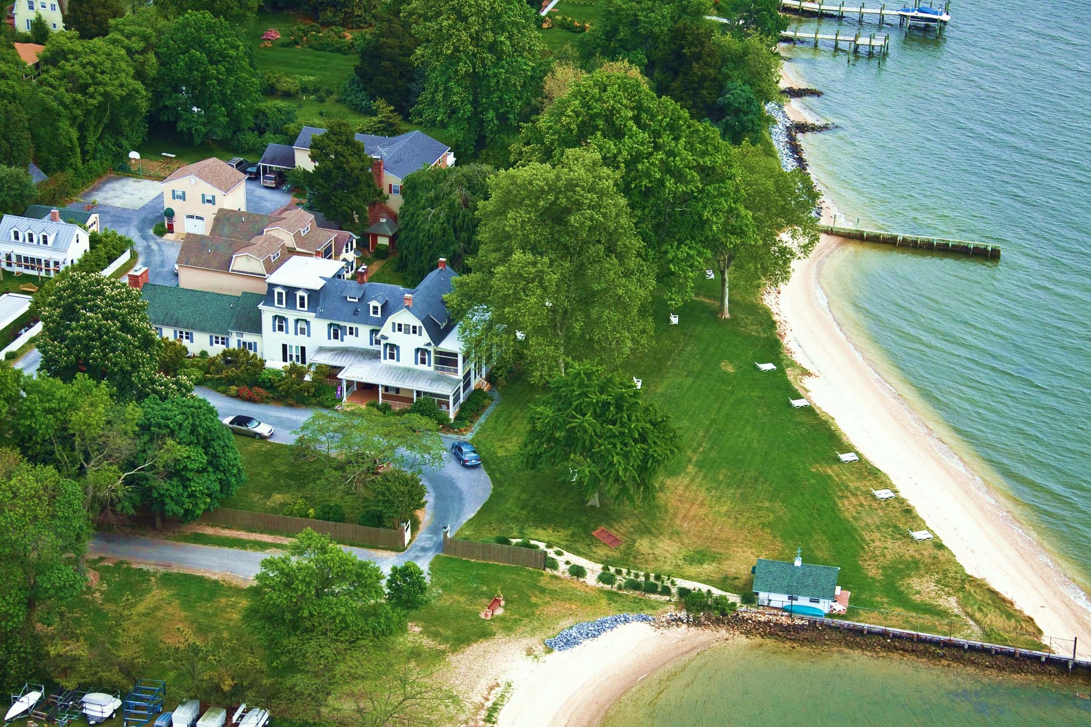 Aerial view of Sandaway Suites & Beach